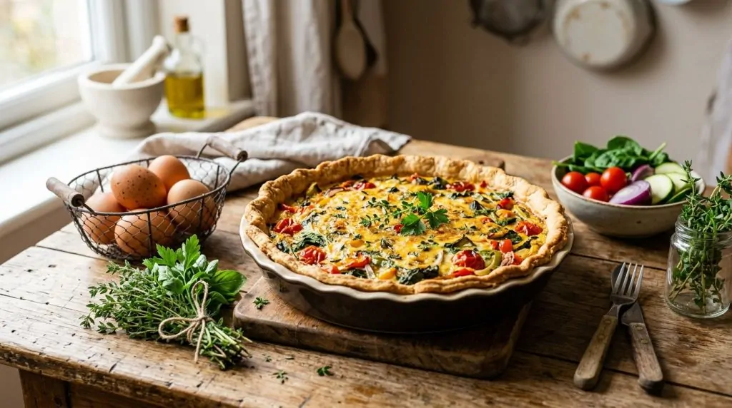 Quiche sans lait ni crème