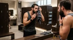 sport et barbe conseils pour éviter irritations et transpiration